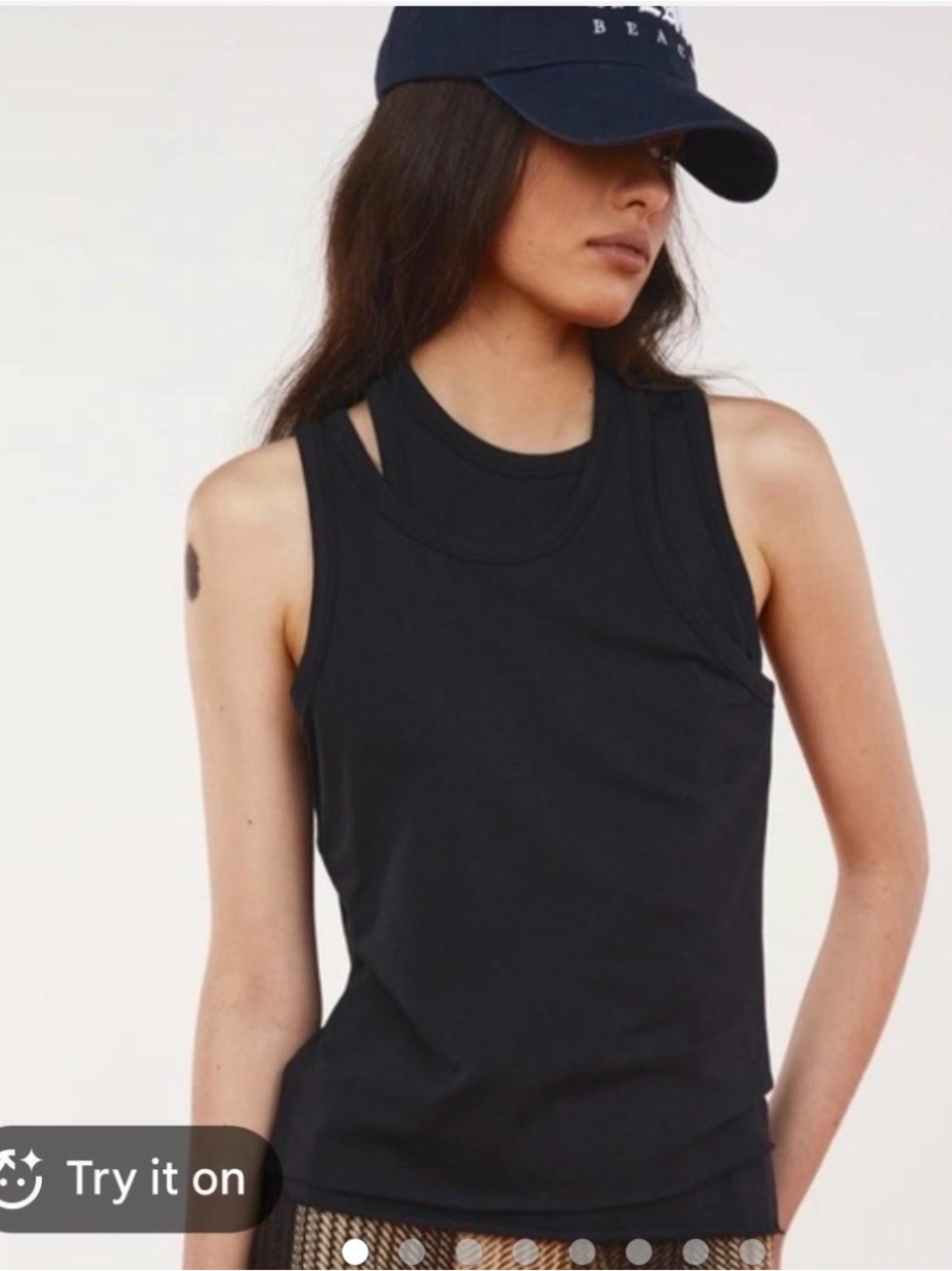 The Frankie Shop asymmetric layer top